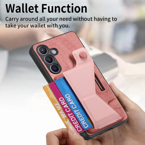 Funda De Cuero Con Ranura For Tarjetas Y Soporte For Billetera For Samsung Galaxy