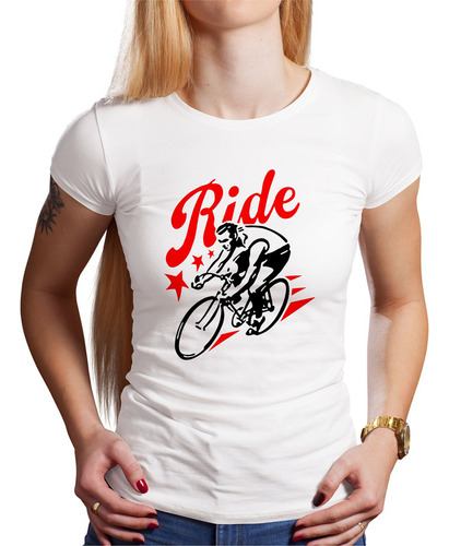 Polo Dama Ride Retro Style (d1157 Boleto.store)
