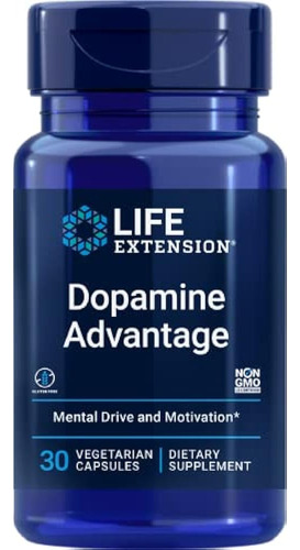 Life Extension Dopamine Advantage, Manténgase Alerta Y Motiv