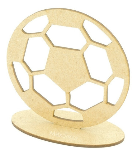 10 Display Decorativo Centro De Mesa Mdf - Bola De Futebol