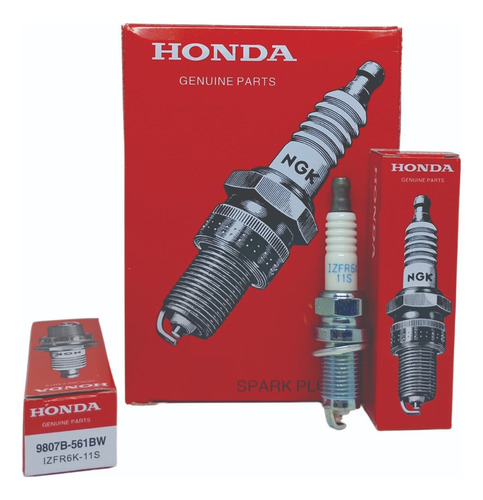 Jogo Velas Honda Accord 2.0 New Civic 1.8 Crv 2.0 Izfr6k11ds
