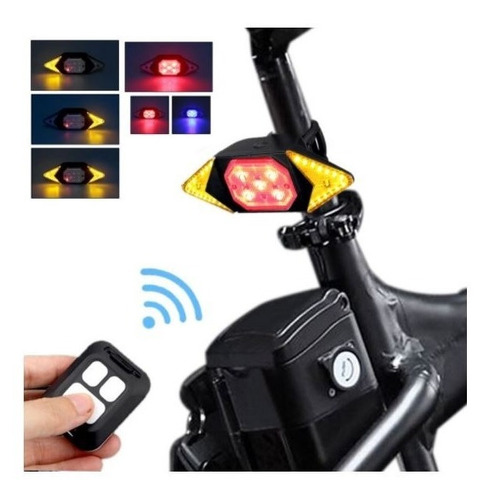 Luz Trasera Bicicleta, Intermitentes Usb Recargable, Agua