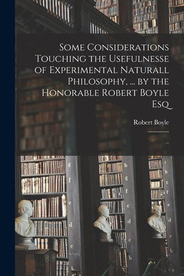 Libro Some Considerations Touching The Usefulnesse Of Exp...