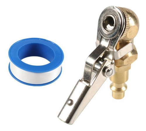 3 Portabrocas De Aire Para Neumáticos Con Clip, 1/4 Npt,
