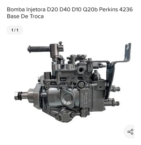 Bomba Injetora D20,  Bosch, Motor Perkins Q20b 
