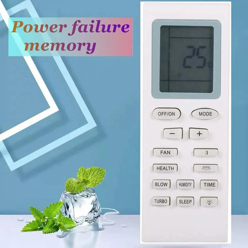 Control Remoto Para Aire Acondicionado Anwo Universal Blanco Blanco