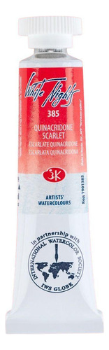 Aquarela White Nights Tubo 385 Quinacridone Scarlate 10ml