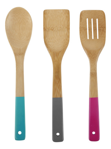 Core Bambu Silicona  Juego Utensilio Cocina Angel