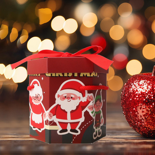 2 Caja De Regalo De Navidad, Contenedor De Dulces