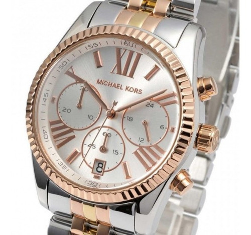 Relógio Michael Kors Mk5735 Lexington Cronógrafo Feminino