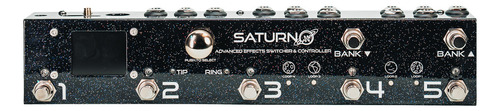 Controlador De Efeitos - Supernova - Saturn Pedals Cor Preto Galáctico