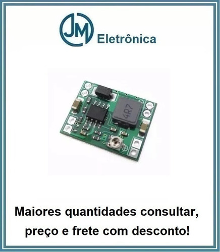 Conversor Dcdc Step Down Lm2596 3a Ultra Small Mp1584 Cód117