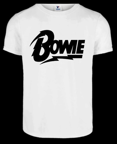 Polera En B&n David Bowie Para Hombre 100% Algodón