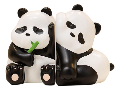 Sujetalibros Decorativos Con Forma De Panda, Estantes Para