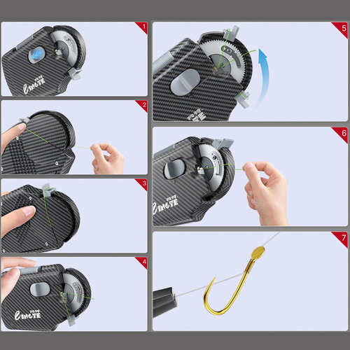 Gancho De Pesca Tyer Auto Knot Tying Tool Tool Máquina De