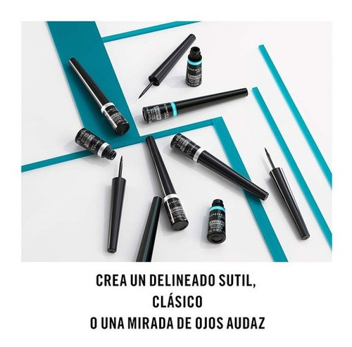 Delineador Liquido Ojos Rimmel Exaggerate Waterproof 01black
