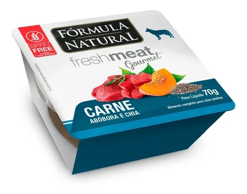 comprar Ração Úmida Fórmula Natural Fresh Meat Gourmet Cão Carne 70g