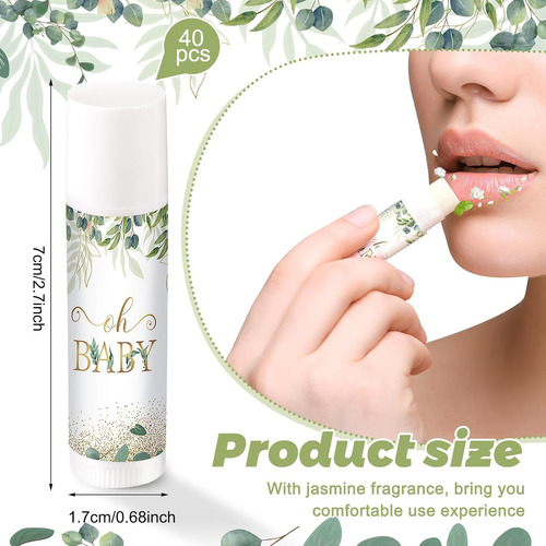 40 Piezas Bálsamo Labial A Granel Baby Shower Bálsamo Labial