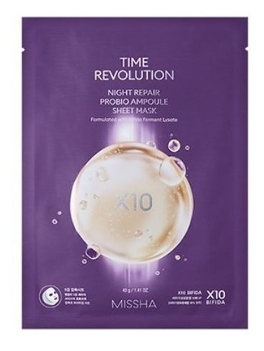 Missha Time Revolution Night Repair Probio Ampoule Mask