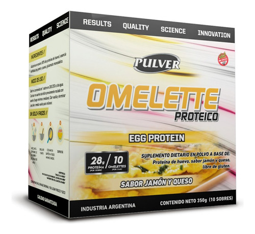 Omelette Proteico Pulver X Unidad Sobre 35g Dieta Premium 