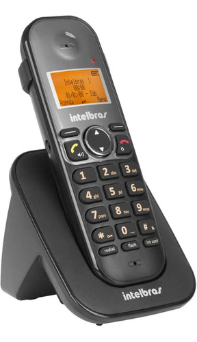 Telefone Digital Sem Fio Ts 5121 Ramal Preto