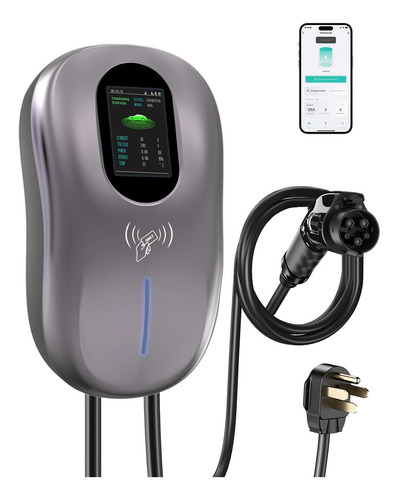 Nivel 2 Ev Cargador 48 Amp Conector De Pared De 50 A Para El