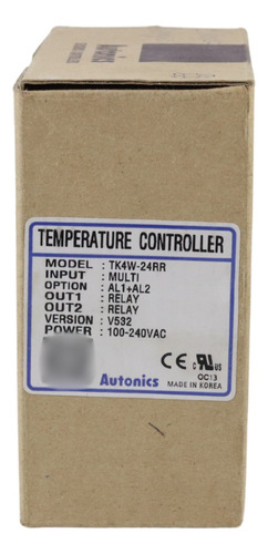 Autonics Tk4w-24rr Control De Temperatura 2 Relé 100-240vac