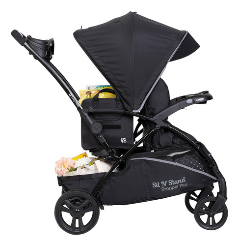 Carrinho de passeio Kona Baby Trend 5 em 1 Sit N' Stand Shopper Plus
