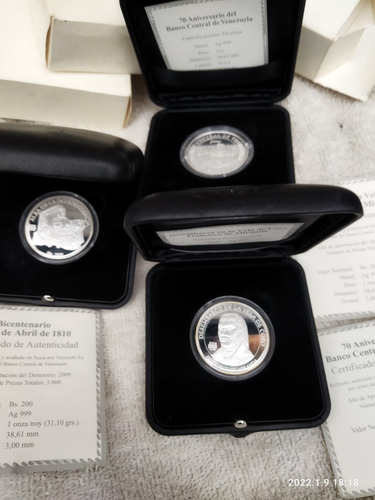 Moneda 200 Bolívares Bicentenario Del 19 De Abril 1810 Plata