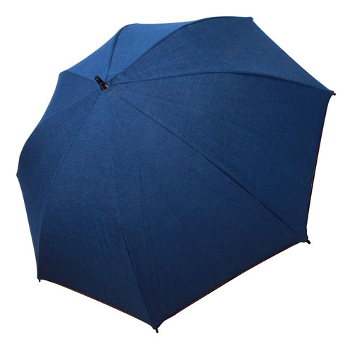 Paraguas Grande Solarium Jean Azul Fuerte Duradero Y Portá