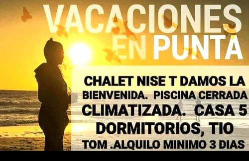 Casa 5 Dorm. Con Piscina Cerrada. Finde Semana Portezuelo