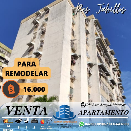 Imagen 1 de 12 de Apartamento En Venta / Base Aragua / Maracay / 04166437900 / 04265330106