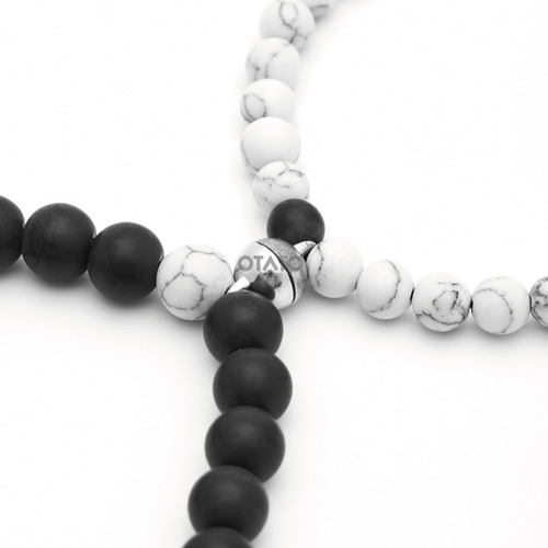 Imagen 2 de 10 de Pulseras Para Parejas Con Iman Yin Yang Para Compartir Amor
