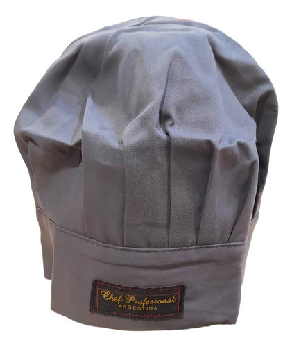 Gorro Gabardina Chef Cocina Parrilla Hombre Mujer Con Velcro