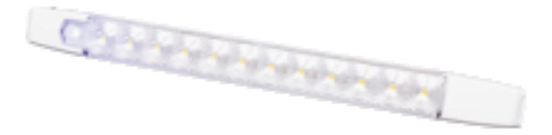 Luz Auxiliar Led Rectangular, 12 Led, 12-24 Vcc, 360 Lúmenes