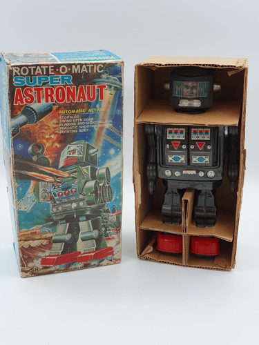 Robot Super Astronauta Rotate O Matic 60´s Japón Si Funciona (Usado)
