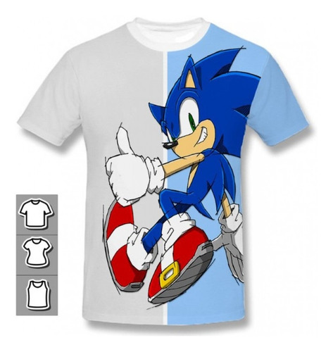 Camiseta Personalizada Sonic Ref: Cp000215