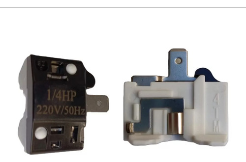 Kit De Arranque Heladera Relay Y Protector Termico Ptc 1/4