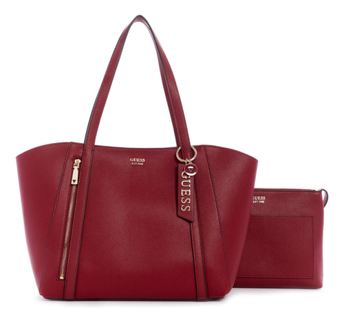 Bolso Guess Colección Maya Rojo 2pzas