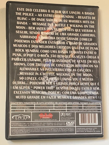 Dvd La policía La historia del rock