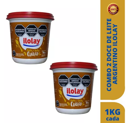 Ilolay Dulce de Leche Repostero, 1 kg / 2.2 lb
