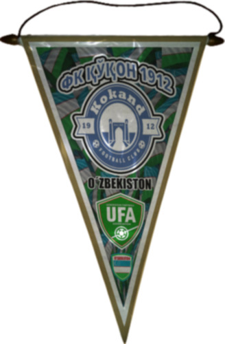 Banderin 37cm Full Color Futbol Uzbekistan Elegir Equipo Fk Kokand 1912 Fk Kokand 1912