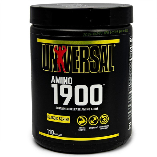 Suplemento Universal Amino 1900 Aminoácido 110 Tablets