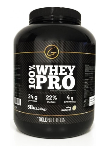 Suplemento En Polvo Gold Nutrition 100% Whey Pro 2.27kg