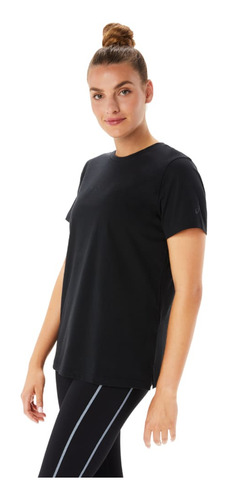 Polo Asics Training Core Graphic Tee Black Mujer
