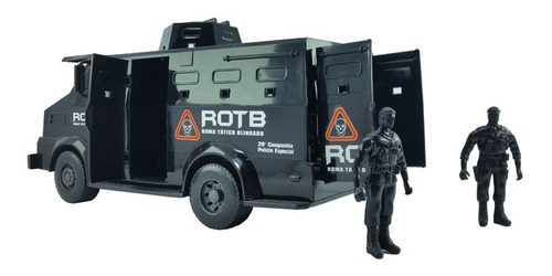 Camion Roma Transporte De Blindado Swat Gigante 85cms Cadia