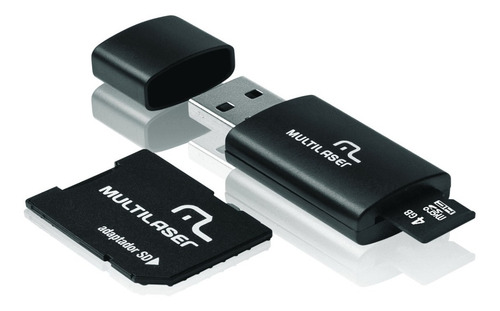 Pen Drive 3x1 Adaptador Sd + Cartão De Memória 4gb