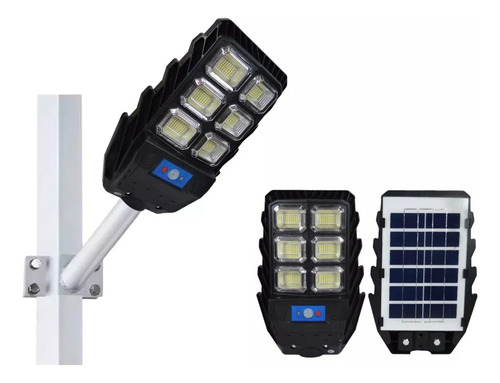 Lámpara Solar Recargable Impermeable, Luminaria Led De 180w