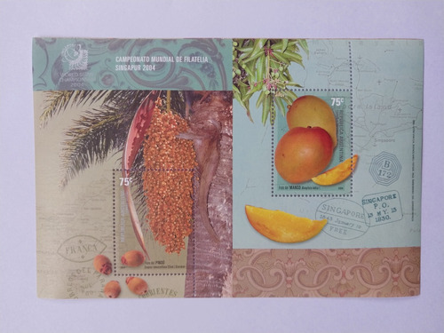 2004 Expofilat. Singapur- Frutos- Hb 163.  Mint 