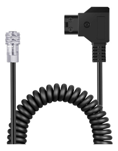 Cabo Espiral D-tap X 2 Pinos Para Blackmagic Bmpcc 4k E 6k